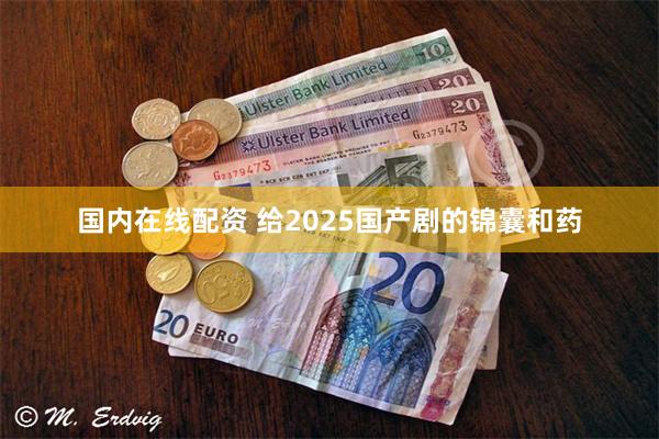 国内在线配资 给2025国产剧的锦囊和药